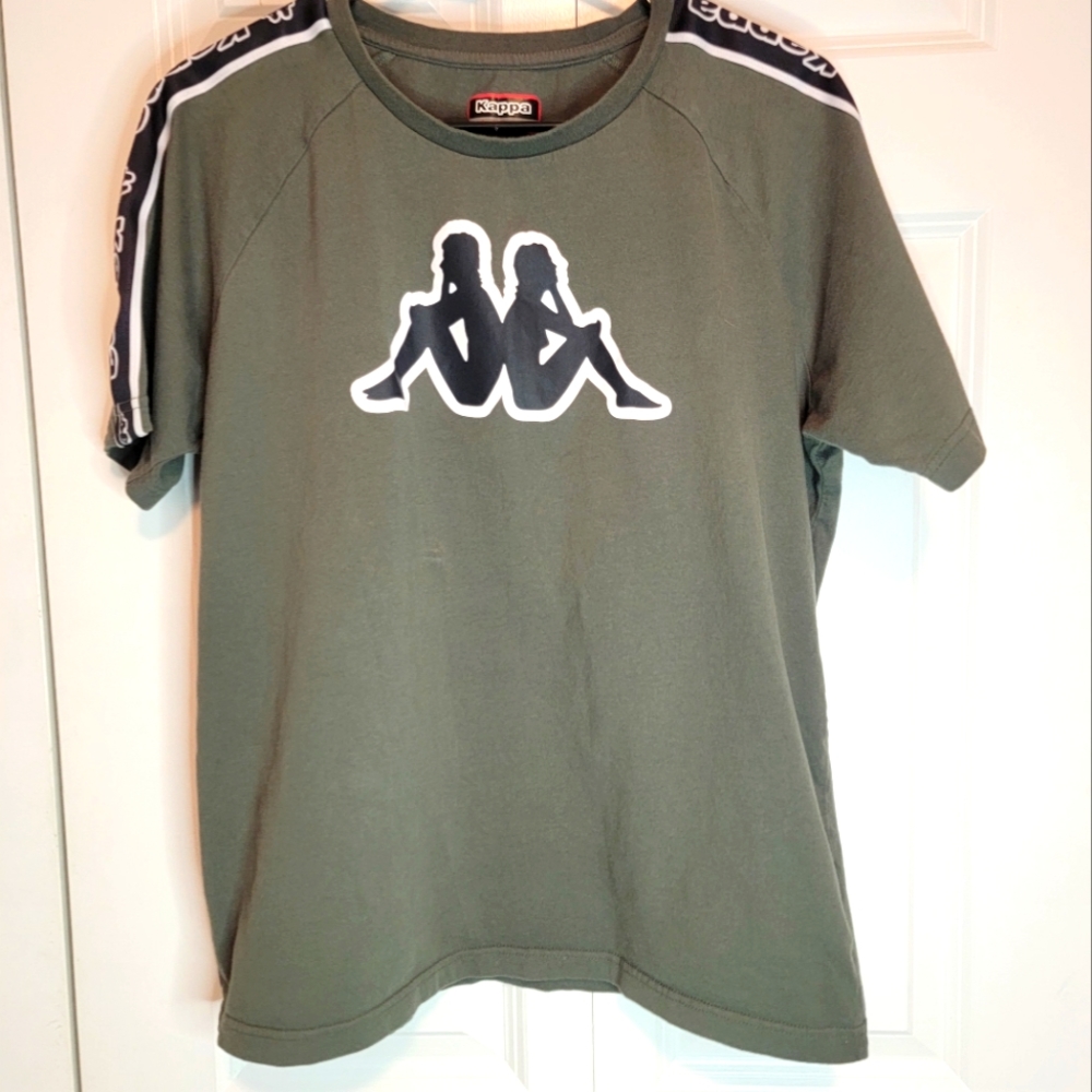 Kappa army green t-shirt, size Large